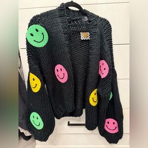 Dressed in LALA smiley cardigan